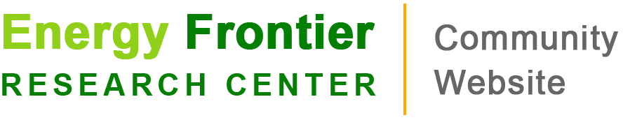 Energy Frontier Research Center | Community Website